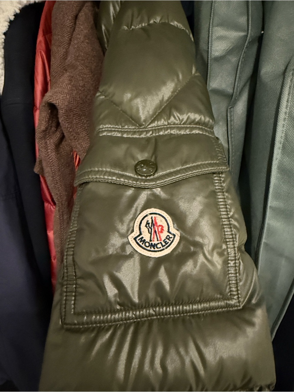 Authentic Moncler Maya – Rare Limited olive Green Colour - Picture 5 of 5